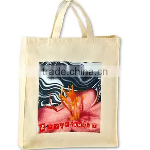 Printed Blank Cotton Canvas Tote thumbnail-1