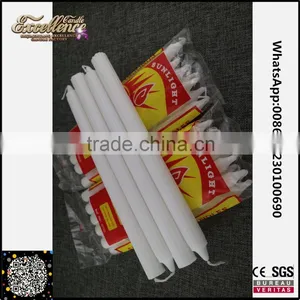 Factory Price Pure White Fluted Stick Candles Supplier thumbnail-1