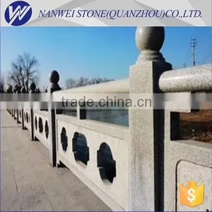 Tan Brown Granite Balcony Baluster Polished Granite Landscape Rail thumbnail-4