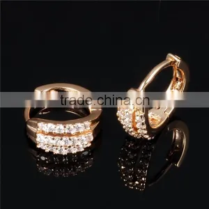 2016 Fancy Ladies Latest Design Gold Earings Diamond Earring thumbnail-3
