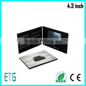 New 2016 Promotional Video Brochure, Touch Screen Wifi Lcd Video Brochure, Hot Avi Sex Mp4 hd 7 Inch Video Brochure thumbnail-3