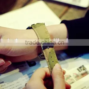 Camouflage Watch, Unisex Watch, Women Watches, Antique, Brass Watch, Vintage Style Camouflage Leather Watch thumbnail-4