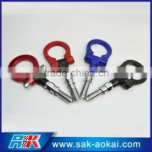Sports Red Track Racing Style Aluminum Tow Hook thumbnail-1