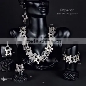 Top Quality Fashion Turkish Style Silver Plated Ring Peyaper 3572 thumbnail-1