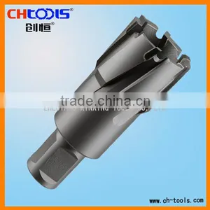 Carbide Tipped Core Drill Bit With Weldon Shank thumbnail-3