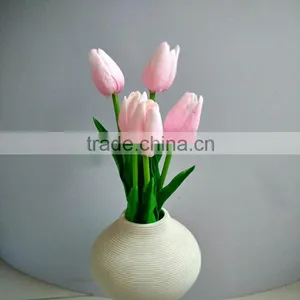 Cheap PU Tulip Artificial Flower Home Decor thumbnail-3