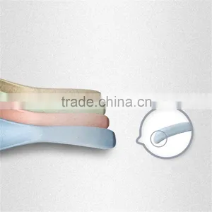 Wheat Straw Plastic Tableware Colorful Spoon Set thumbnail-4