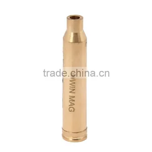 Funpowerland 300WIN MAG Caliber Cartridge Style Red Laser Bore Sight in Brass thumbnail-2