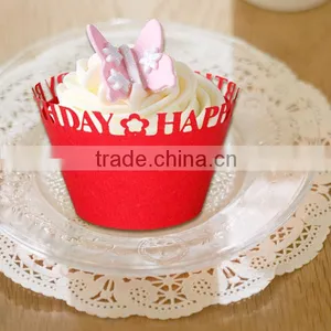 2016 New Arrival 250g Paper Card Baby Shower Favor Cupcake Wrapper thumbnail-3