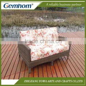 Waterproof Rattan Sofa Set With Cushion thumbnail-3