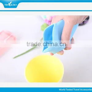 Travel Colorful Foliage Shaped Portable Silicon Cup thumbnail-3