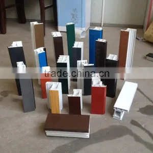 UPVC Profile, PVC Window Profile for Door & Window, UV Coating (blue White) PVC Window Profile thumbnail-4