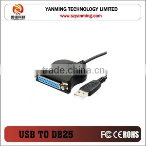 USB to Serial DB25 Female Parallel Port Printer Cable Adapter thumbnail-2