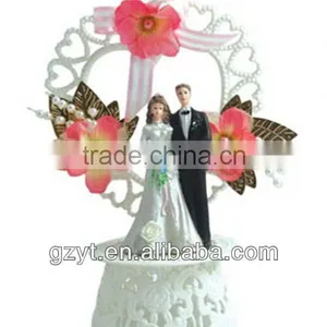 Roman Wedding Cake Topper Figurine Loving Wedding Couple Figurine thumbnail-1