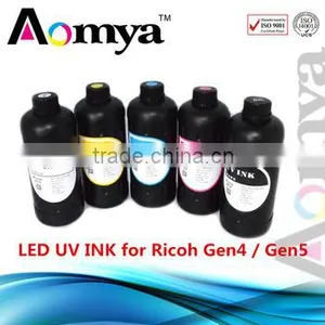 LED Curing UV Ink for Ricoh G4/G5 Head Printer on Both Hard and Soft Materials thumbnail-1