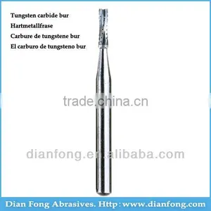 557 Flat Fissure Cross Cut FG High Speed Tungsten Carbide Bur thumbnail-1