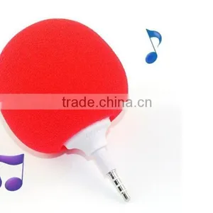 3.5mm Mini Portable Sponge Ball Speaker Balloon Mobile Audio Music Player thumbnail-5