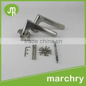 MH-0391 304 Stainless Steel Door Hardware Stainless Door Handle Quality Choice thumbnail-2