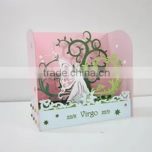 Virgo New Zodiac 3d Pop up Card thumbnail-2