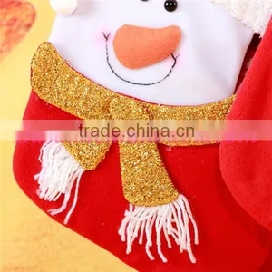 Christmas Baubles Snowman Santa Stockings Felt Christmas Stockings thumbnail-2