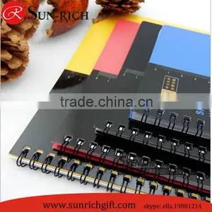 2015 Color Plastic PP Spiral Bound Journal Notebook Diary With Measurement thumbnail-3