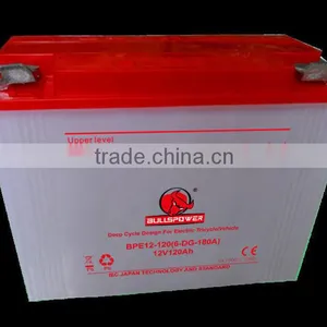 Large Current Large Capacity SLA Battery, AGM Battery, Gel Battery, Motive VRLA Battery BPE12-120 12v 120Ah for Electric Vehicle thumbnail-1