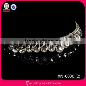 Elegant Shape Large Crystal Wedding Crown Bride Crown Tiara/party Crown ,crowns and Tiaras,girl Crowns Tiara thumbnail-1