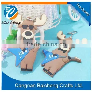 Promotional Chrismas Gift Soft Pvc Keychains for Kids and Friends of Cheap Price and High Fashion Quality for You to Advertise thumbnail-4
