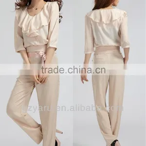 China Manufacturer Backless Ladies Blouse Designs thumbnail-1