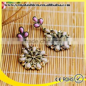 Custume Jewelry Inventory Plain Small Dubai Gold Jewelry Earring thumbnail-2