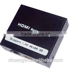 2015 Hot Sales !!!! HD SPLITTER 1x2 4K*2K for DVD,DVHS,HDTV,2 Port HD Splitter/hub/switch/multi/1 Input 2 Output thumbnail-3