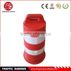 Red Reflective Safety Traffic Barrier/ Plastic Safety Barriers thumbnail-1