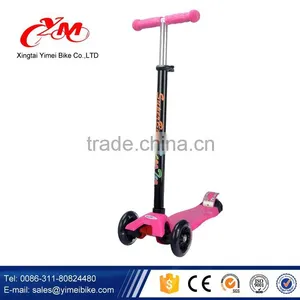 2016 Hot Sell Pedal Mini Cheap Kick Scooter / 2 Wheel Hand Brake Kids Kick Scooter / Four Wheels Kick Scooter for Child thumbnail-1