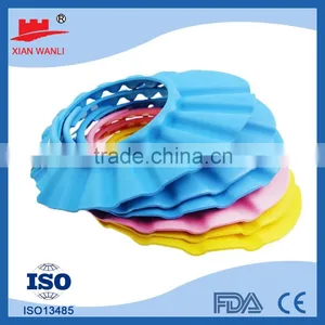 Colorful Hotel PE Disposable Nonwoven Shower Capclear Children Hair Washing Cap thumbnail-1