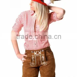 LADIES SHORT LEDER HOSE , Traditional German Shorts / TRACHTEN WEARS thumbnail-1