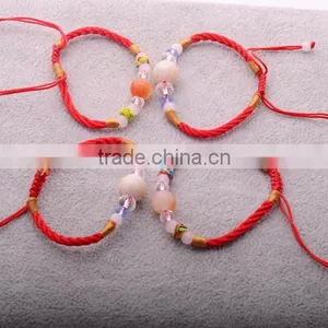 >>>2016 High Quality Fashion Stone Beads Red Rope Kids Women Men Bracelets&bangles/ thumbnail-4