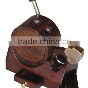 Wooden Desktop Guillotine Cigar Cutter thumbnail-1