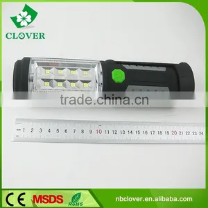 8 SMD LED+ 1 8mm Straw Hat LED 3*AAA Battery Commercial Electric Led Work Light thumbnail-3