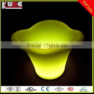 RGB Light Colors Changing PE Plastic Material LED Ice Bucket For Bar Party Used thumbnail-5