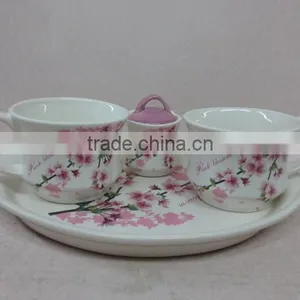 Elegant Ceramic Breakfast Drinkware Set thumbnail-1