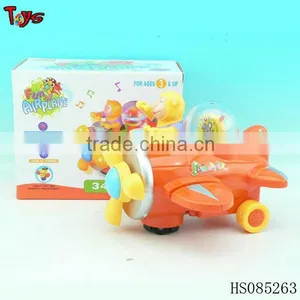 Electric Plane Toy With Light and Music and Bump & go thumbnail-1