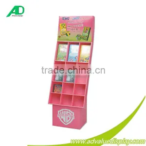 Retail Store Beautiful Cardboard Floor Display for Cards thumbnail-1