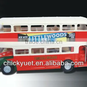1:72 Die Cast Double-decker London Bus Model Toy thumbnail-1