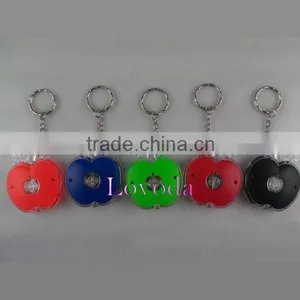 Fruit Shaped Led Keychain Flashlight With Your Logo Printing JLP-015 for Promotional Giveaways thumbnail-1