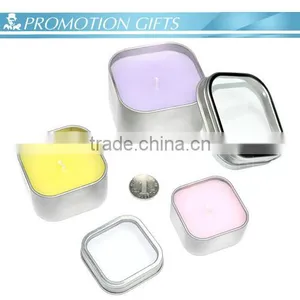 Custom Square Candle Tin With Lid thumbnail-1