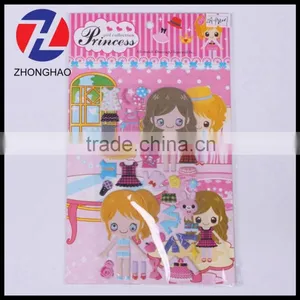New Arrived Wholesale Craft Unique Decorative Printed Fancy Elegant Children 3D Puffy Sticker thumbnail-1