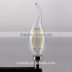 High Luminous Efficiency 100w/lm COB Led Filament Bulbs C35 Candle Light With CE ROHS Certificate thumbnail-4