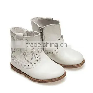 White Leather Baby Cowboy Boot thumbnail-1