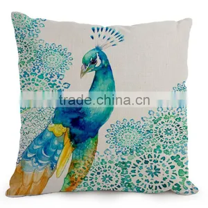 Peacock Cushion Covers Ethical Style Pillows Cases 6Styles Rectangle Sitting Room Besroom Decoration Sofa Pillowcase Gift thumbnail-1