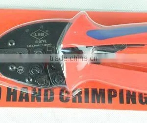 CE ROHS Experience Production 10years LSDgood Qutails Pliers for Flag Female Insulating Joint S-07FL Ratchet Hand Crimping Tools thumbnail-2